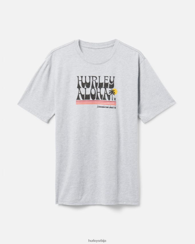 одећу ср Hurley мушкарци свакодневни 77 кратких рукава тамно сиви вријесак 46R660374