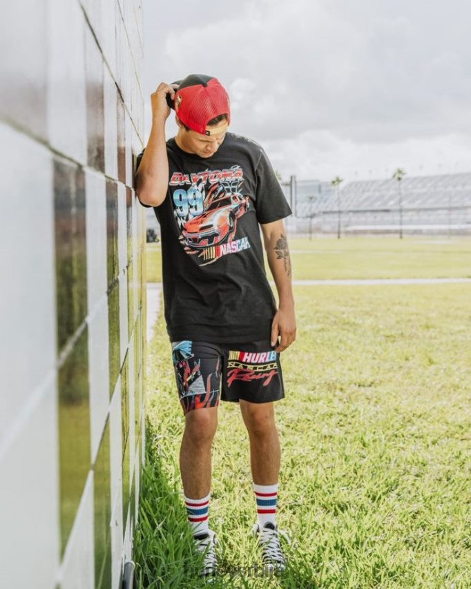 одећу ср Hurley мушкарци насцар к еверидаи 99 мајица кратких рукава црн 46R660264