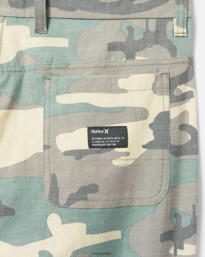 одећу ср Hurley мушкарци пхантом натуралс иронворкер панталоне џунгла 46R660252