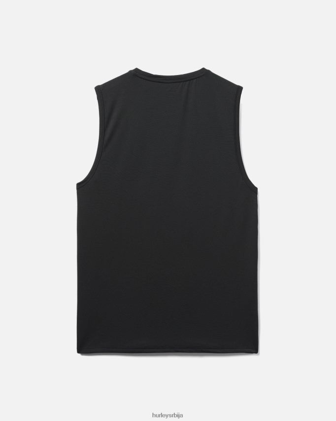 одећу ср Hurley мушкарци постоји боотцамп дах перформансе резервоар црн 46R66058