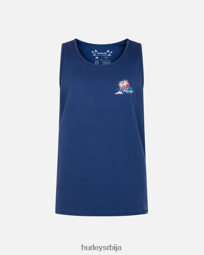 одећу ср Hurley мушкарци свакодневни резервоар са дијамантском главом бездан 46R66074