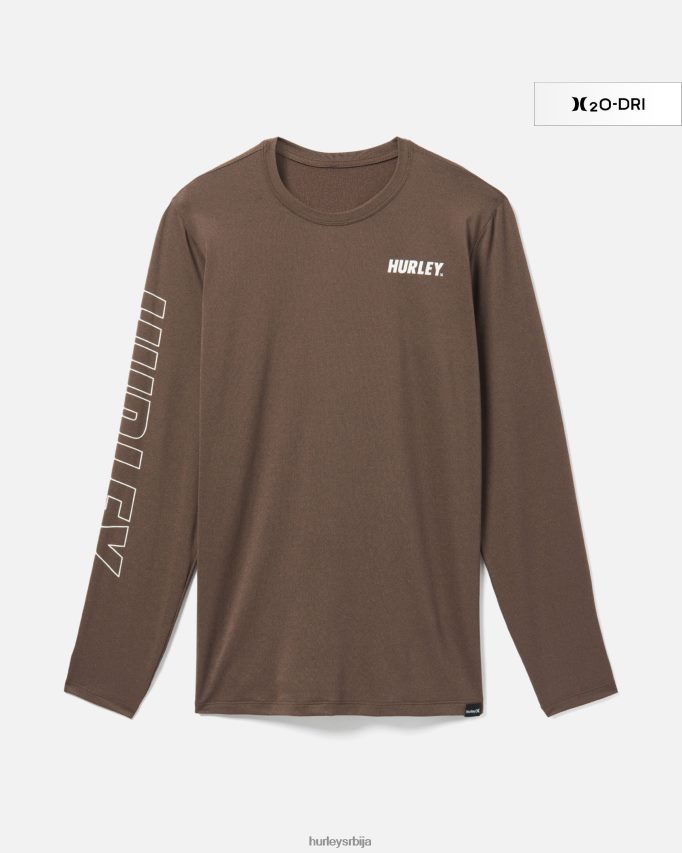 одећу ср Hurley мушкарци х2о-дри еастон фастлане упф дуги рукав сионска рђа 46R660341