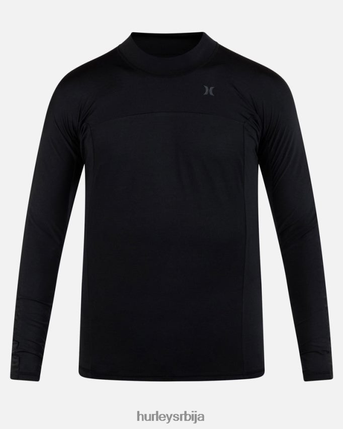 одећу ср Hurley мушкарци каи ленни к цханел цроссинг паддле серија дугих рукава црн 46R660263
