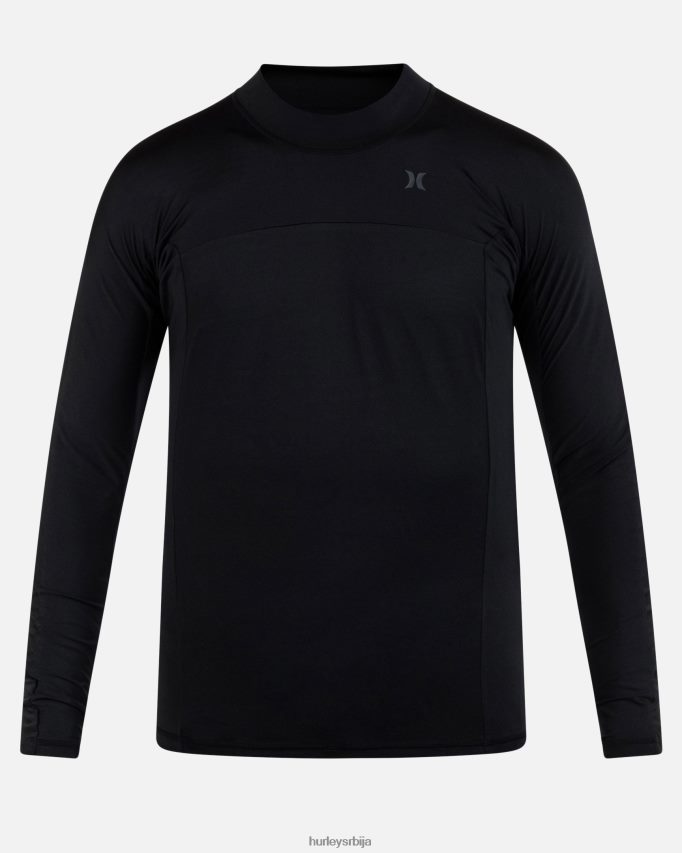 одећу ср Hurley мушкарци каи ленни к цханел цроссинг паддле серија дугих рукава црн 46R660263