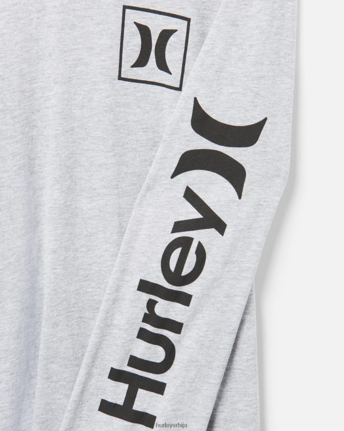 одећу ср Hurley мушкарци свакодневна једна једина икона дугих рукава тамно сиви вријесак 46R660301