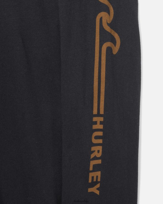 одећу ср Hurley мушкарци свакодневна локација дугих рукава црн 46R660306