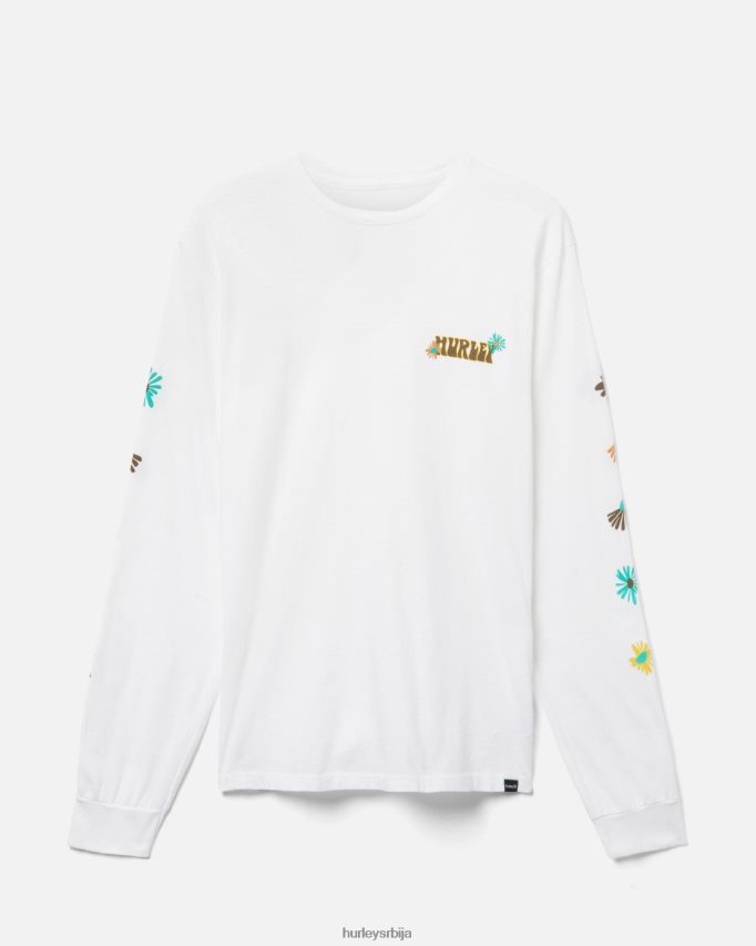 одећу ср Hurley мушкарци свакодневна седона дугих рукава бео 46R660323