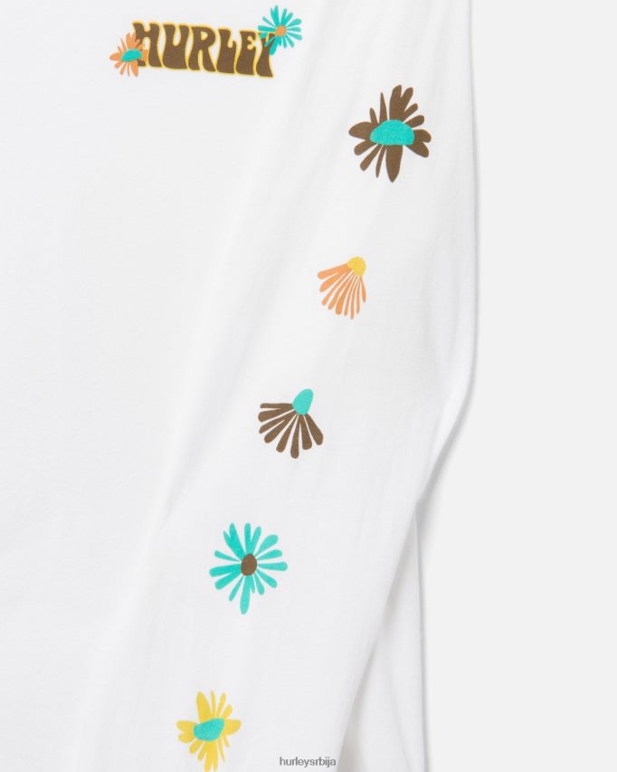 одећу ср Hurley мушкарци свакодневна седона дугих рукава бео 46R660323