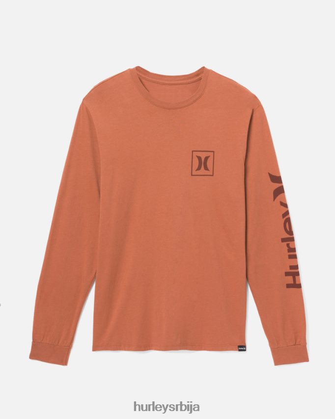 одећу ср Hurley мушкарци свакодневна једна једина икона дугих рукава сионска рђа 46R660326