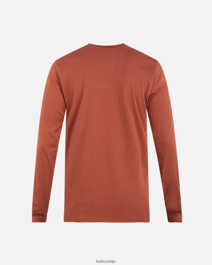 одећу ср Hurley мушкарци свакодневна једна једина икона дугих рукава сионска рђа 46R660326