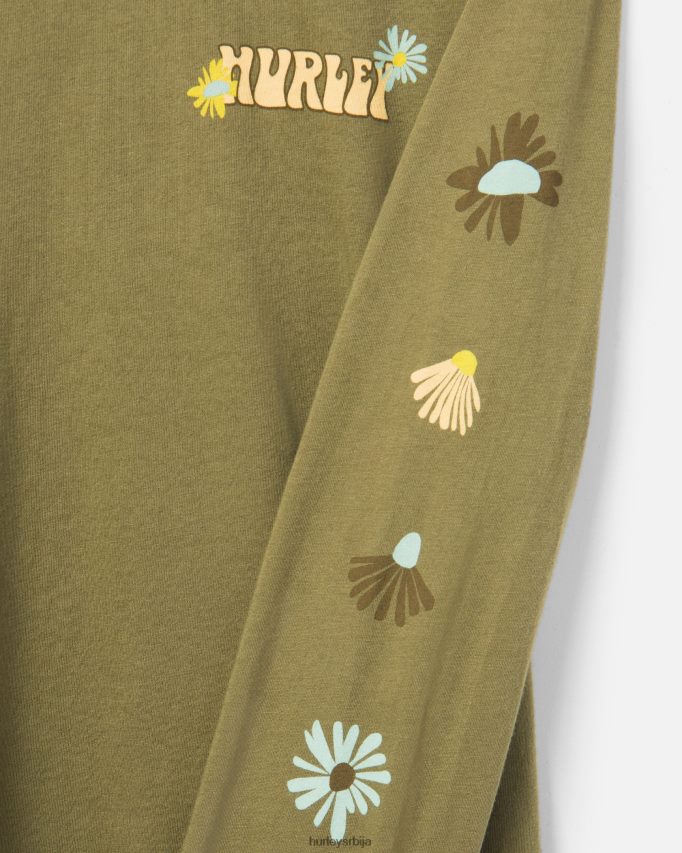 одећу ср Hurley мушкарци свакодневна седона дугих рукава маслина 46R660333