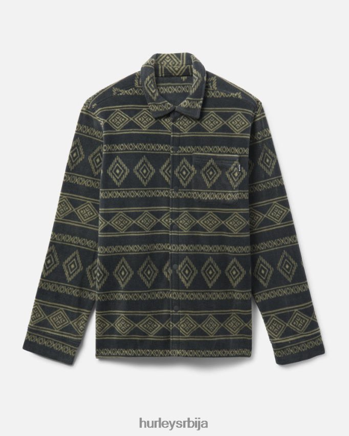одећу ср Hurley мушкарци санта цруз виндцхилл дуги рукав оклопна морнарица 46R660337