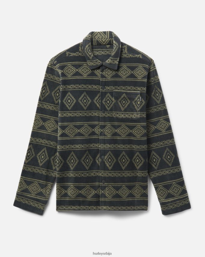 одећу ср Hurley мушкарци санта цруз виндцхилл дуги рукав оклопна морнарица 46R660337