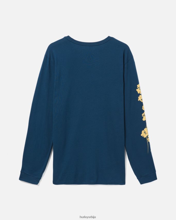 одећу ср Hurley мушкарци свакодневно опрани маи таи дуги рукав ноћна сила 46R660352