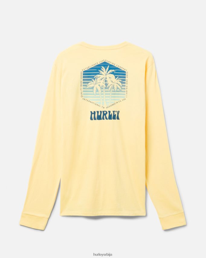 одећу ср Hurley мушкарци свакодневни трес палмас дуги рукав бтр сос 46R660370