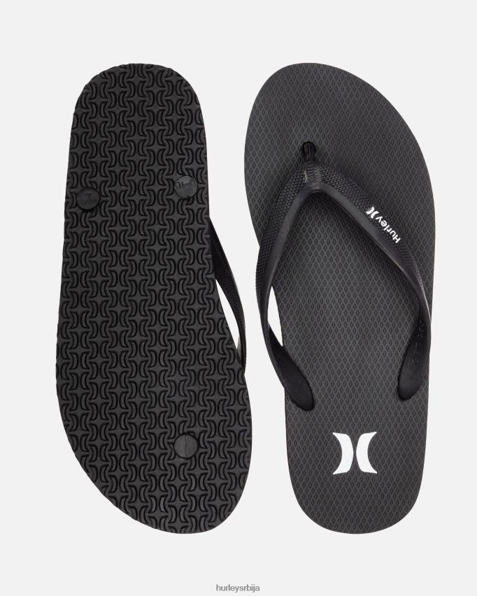 ципеле ср Hurley мушкарци икона чврсте сандале црн 46R66089
